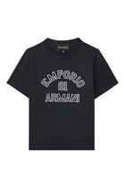 College Logo Embroidery T-Shirt